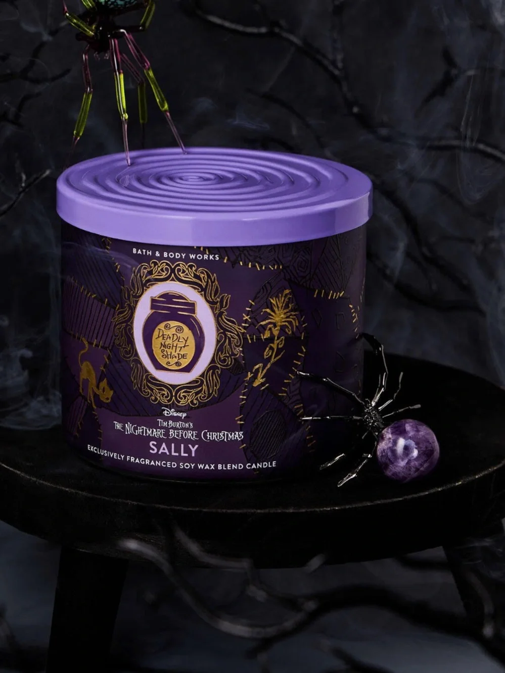 “New”Bath & Body Works-The Nightmare Before Christmas 3 wick Candle